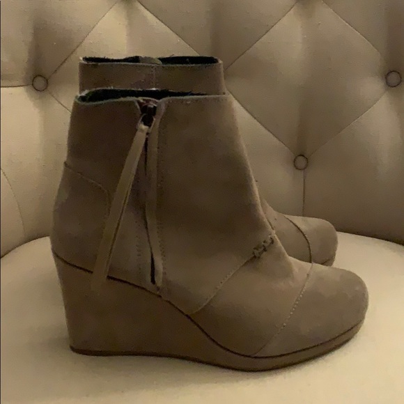 Toms wedge ankle boots - Picture 4 of 5
